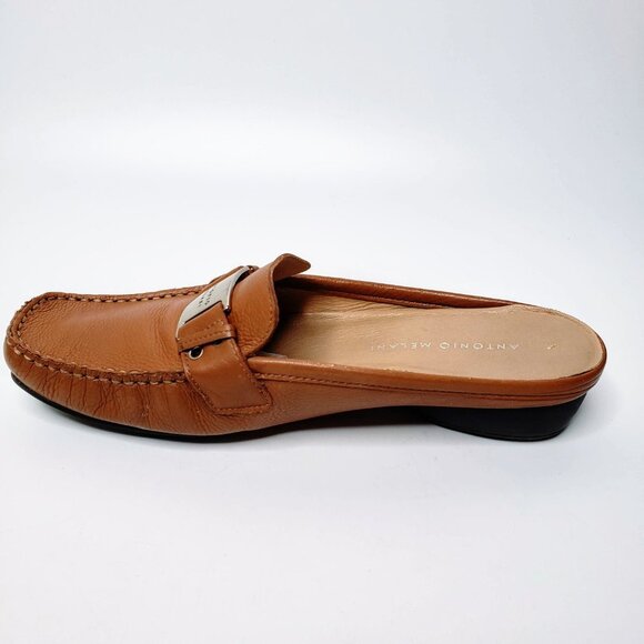 Antonio Melani Fenway Leather Slip On Loafers 7M - Picture 4 of 10